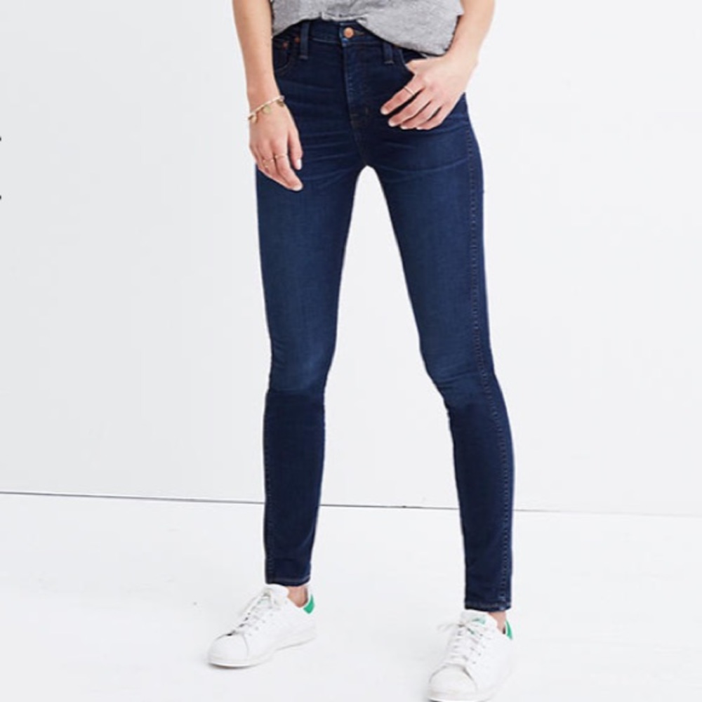 NWT Madewell 10" High-Rise Skinny Jeans in Hayes